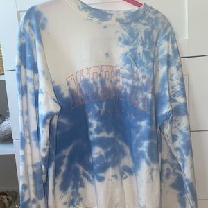 TIE DYE MICHIGAN CREWNECK